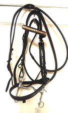 Pony Bridle  Brass fittings &  Dublin pelham 4 inch  bit  & reins