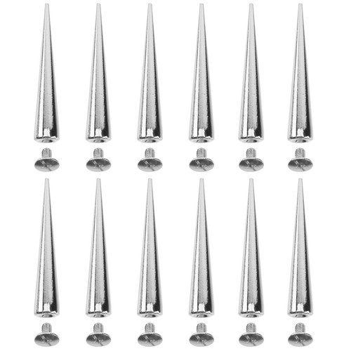 10pcs punk large spikes metal - 10pcs,