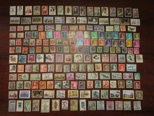Spanish stamps; 189 different, good collection builder, as 10 photos