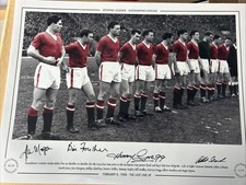 Man Utd Busby Babes 1958 Line