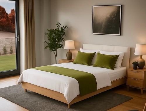 Plush velvet bed - plush,