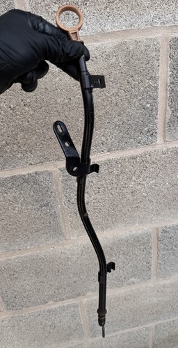 Engine oil dipstick guide - dipstick,