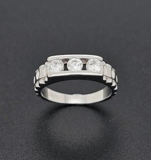 STERLING SILVER BABY RING CZ