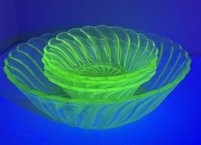 Bagley Glass Art Deco CARNIVAL