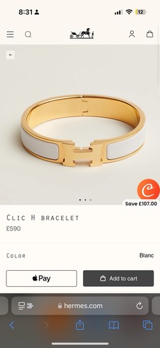 Hermes clic bracelet - clic, h