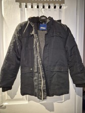 Urban Outlaws Coat Age 7-8 Years Black Faux Fur