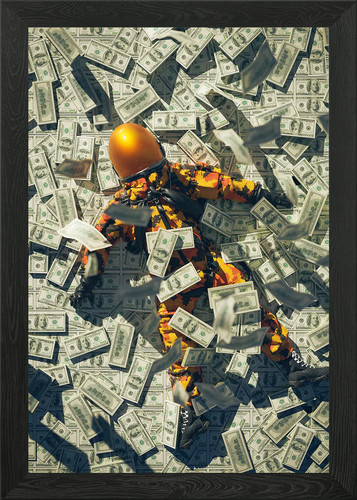 Need money framed wall art - need,