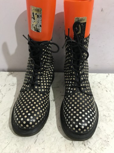 Martens black white ankle - dr, &