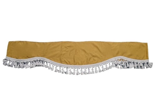 Beige curtain plush velvet - plush,