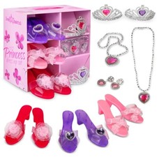 Dress Up America My Princess Dress Up Shoes Set for Kids