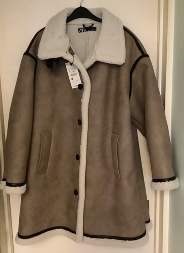 Zara double faced shearling - zara,