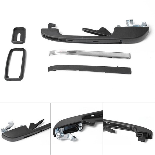 Rear left door handle - door, black