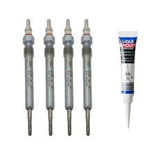 4x Glow Plug GENUINE + Glow
