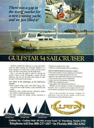 1986 gulfstar sailcruiser - 54,