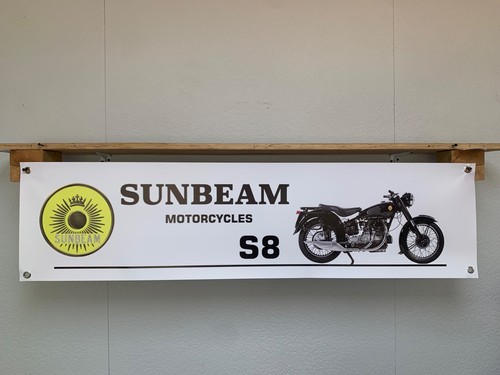 Sunbeam motorcycle banner - sunbeam, s8