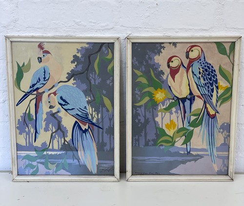 Vintage birds paint - vintage,