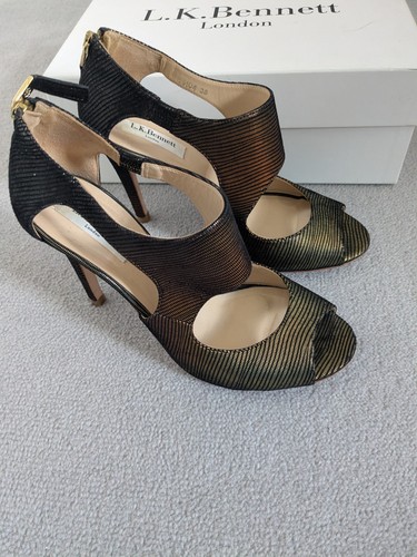 Bennett heels metallic - bennett,