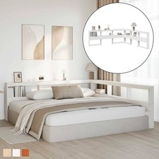 Bookcase Headboard L-Shaped