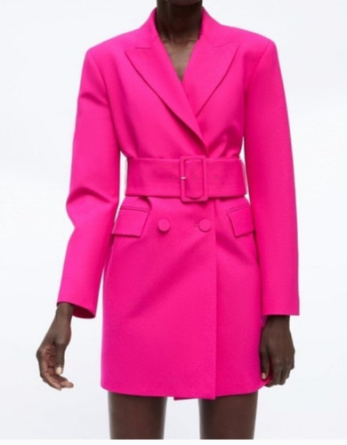 Zara blazer dress - dress, pink