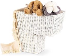 Storage Baskets Resin Wicker