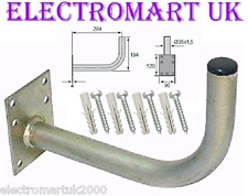 HEAVY DUTY SATELLITE SKY DISH TV AERIAL CCTV WALL MOUNT L SHAPED BRACKET