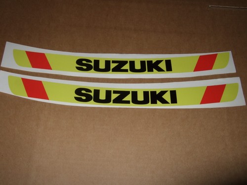 Suzuki yellow red - yellow, vinyl