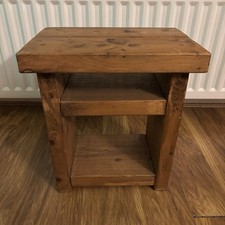Rustic Solid Pine Bedside