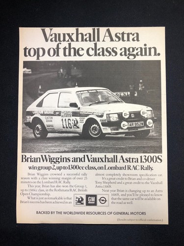 Vauxhall astra 1300s lombard - astra,