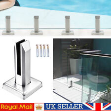 Stairs Spigot Glass Balustrade Railing Balcony Glass Pool Fence Clamp Square NEW