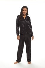 Ladies Satin Pyjamas Silky