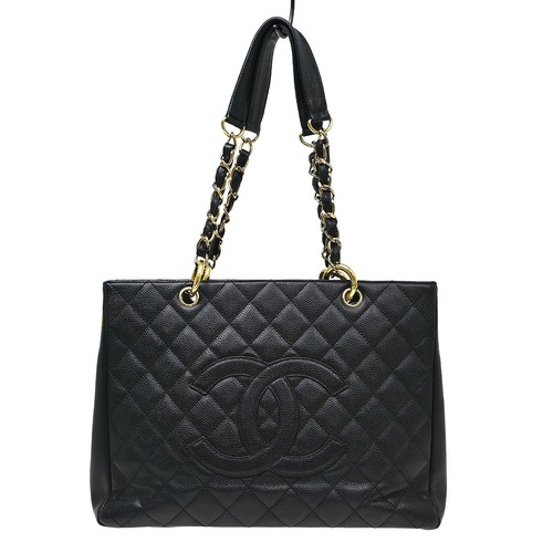 Chanel black calfskin grand - chanel,