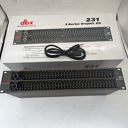 Dbx 231 dual channel - dbx, dual‑channel