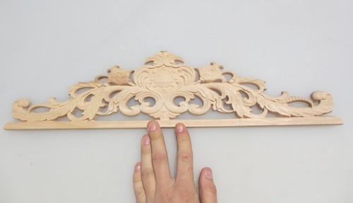 Carved wooden top - wooden, old