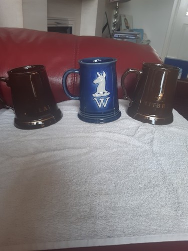 Whitbread porcelain tankards - 3,