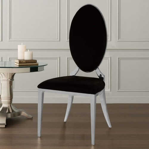 Eliza black velvet dining - velvet,