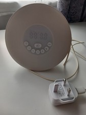 FITFORT Alarm Clock Gentle Wake Up Light Sunrise Sunset Simulation FM Radio