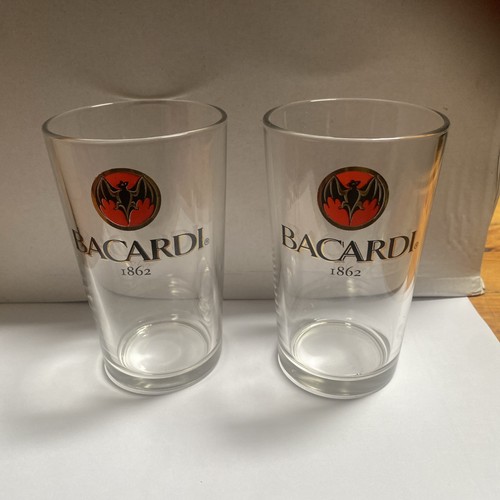 Bacardi rum glass tumbler - bacardi,