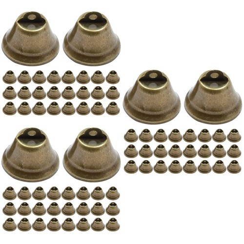 600pcs dark brown iron - dark, bells