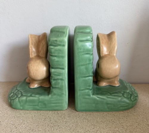 Sylvac vintage rabbit bookends - sylvac,