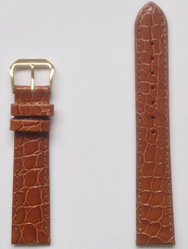 Crocodile calf leather watch - crocodile,