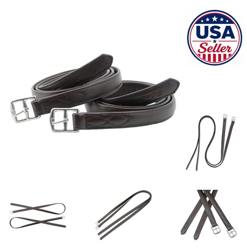 English stirrup leathers - leathers, full