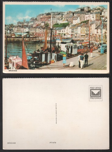 Brixham uncirculated postcard - uncirculated,