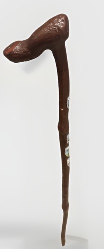 Vintage hiking walking stick - vintage,