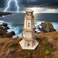 Wooden Lighthouse Kit – 36cm