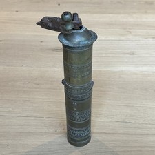 Antique brass coffee grinder - antique,