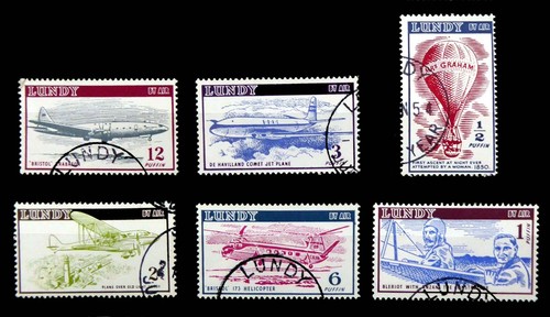 Lundy island 1954 air - "by, air"