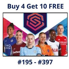 WSL Panini Women's Super League Stickers 2025 #195 - #397 - Barclays 24/25