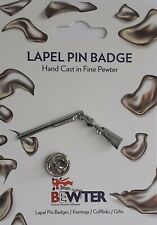 Shotgun Lapel Pin Badge