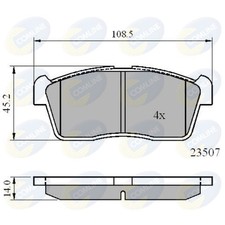 Brake Pads Set For Suzuki