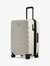 Antler Icon Stripe 4-Wheel Hard Shell Medium Suitcase - Taupe (Dirty/Scratched]